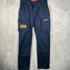 KTM Alpinestars Mens Cargo Pants Size 32x32 Workwear Motorcycle‎ Motocross